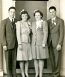 Robert & Roberta Mory, Alan Mory & Caroline Blohm 1946